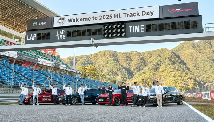 “태블릿으로 차량 운전”…HL그룹, ‘HL 트랙데이’ 개최
