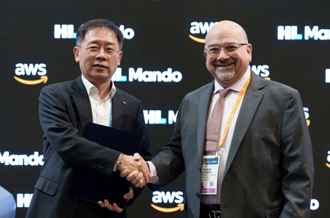 HL만도-아마존 웹 서비스, 협약 체결